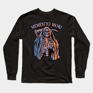 Skeleton Grim Reaper - Memento Mori Long Sleeve T-Shirt